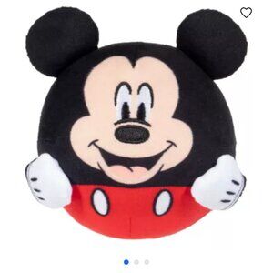 NWT- Disney Mickey Mouse Crinkle Squeaker Plush Dog Toy